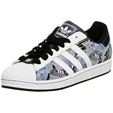 adidas Originals Mens Superstar II Sneaker,White/Navy/Black,10.5 M