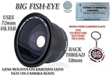 Cheap 0.40X HD SUPER WIDE FISHEYE LENS WITH MACRO FOR CANON T1i XSi XTi XS 1000D 500D 400D 450D 40D 50D 5D MARK II III, , Fisheye Lens
