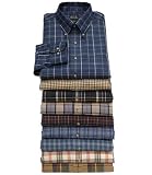 Traveler Long Sleeve Patterned Cotton Buttondown Sportshirt Big or Tall