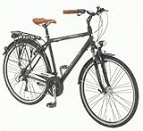 Stratos Herren Alu-Trekkingrad ENTDECKER 3, mattschwarz, Rahmenhöhe: 52 cm, Reifengröße: 28 Zoll (71 cm), 1982