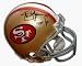 Steve Young Autographed San Francisco 49ers Throwback Riddell Mini Helmet Inscribed with 