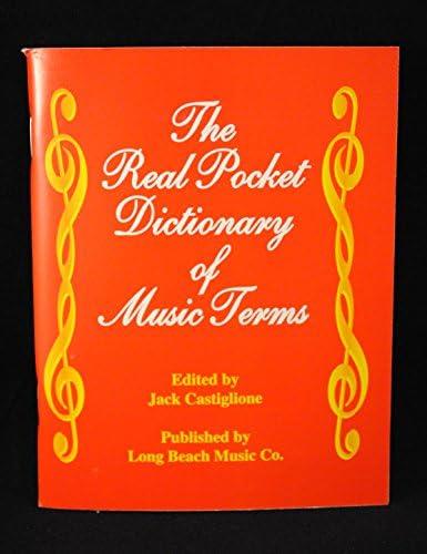 Pocket Dictionary of Music Terms- Music Reference Aid