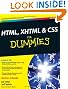HTML, XHTML and CSS For Dummies (For Dummies (Computers))