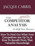 Easy Competitor Analysis - How to Find What Your Competitors Are Up To, & How to Benefit From That Valuable Knowledge (Business Building)