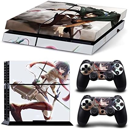 Funberries PS4 Console Full Skin Sticker Faceplates (Console Skin for Sony PlayStation 4 System X 1 + Controller Skin X 2) - comic 1.0 (234)