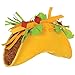Cinco De Mayo Yellow Fabric Taco Hat | Party Costume | 1 Ct.