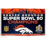 NFL Denver Broncos Super Bowl 50 Champions Flag
