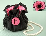 The Cosmopolitan Monogrammed Jewelry Pouch - K (Set of 18) - Baby Shower Gifts & Wedding Favors