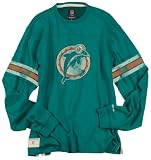 Miami Dolphins Vintage Long Sleeve Appliqu&Atilde;�&Acirc;&copy; Jersey Crew