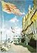 Hotel des roches noires a Trouville art print 70x50cm by Claude Monet