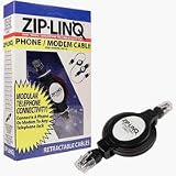 CABLES UNLIMITED Zip-Linq RJ12 Retractable Phone & Modem Cable