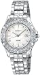 Seiko #SXDA97 Women's Diamond Bezel Sports Luxury Watch