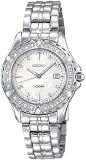 Seiko #SXDA97 Women's Diamond Bezel Sports Luxury Watch