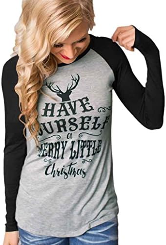 Laimeng, Women Fashion Stripe Round Collar Cotton Long Sleeve Casual Blouse (XXXL, Black)