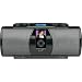 iLive IBCD3817DTBLK Portable Boombox with iPod Docking Station and CD Player/AM/FM Radio with Premium Stereo Sound and Remote Control in Black