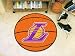 29 Round NBA Los Angeles Lakers Chromo Jet Printed Basketball Rug