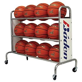 Click here to buy Baden Steel Basketball Rack (12-Balls).