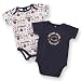 NFL Chicago Infant Two Pack Short-Sleeve Solid and Print Bodysuits, 3-6 Months