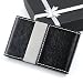 Classic Black Faux Leather Magnetic ID ATM Business Name Card Credit Card Holder Case w/ Gift Box