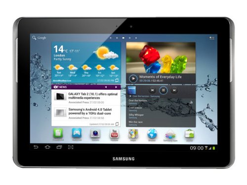 T-Mobile TTASAGALAGY4GTHR Samsung Galaxy Tab 2 10.1 - Tablet - Android 4.0.4 - 16 GB - 10.1 inch PLS ( 1280 x 800 ) - rear camera + front camera - USB host - microSD slot - Wi-Fi, Bluetooth - 3G - T-Mobile - titanium silver