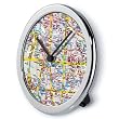 Wand- oder Tischuhr BERLIN CLOCK verchromt von Troika