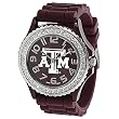 Texas A&M Women's Rhinestone-accented Jelly Watch