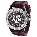 Texas A&M Women's Rhinestone-accented Jelly Watch