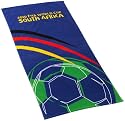 FIFA WM 2010 TM Herren Velour-Strandtuch Fussball, blau, 75x150 cm