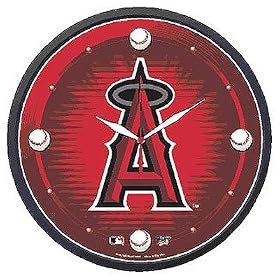 Anaheim Angels MLB Round Wall Clock by 
