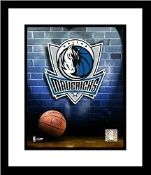 Dallas Mavericks NBA Framed 8x10 Photograph Team Logo and Basketball
