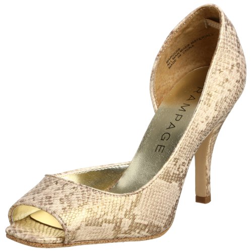 Rampage Women's Marquis Pump,Snake Print,6.5 M