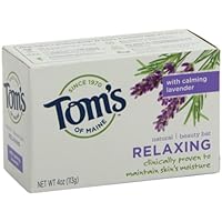 Tom's of Maine Moisturizing Bar Relaxing, 4-Ounces Bars