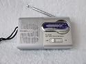 Taschenradio silber/blau