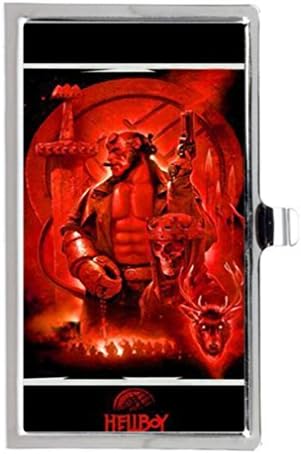 hellboy red devils Custom Fashion Stainless Steel Business Card Name Case