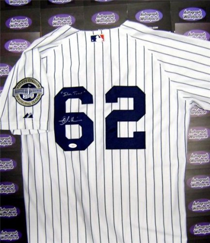 Joba Chamberlain Autographed/Hand Signed Yankees Jersey (New York Yankees) JSA Joba Rules