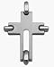 Men's Designer Titanium Cross