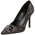 BCBGeneration Women's Fillys Ornamented Pump,Dk Grey/Black,10 M US