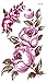 Supperb Mix Flower Temporary Tattoos Ii / 6-pack Floral Tattoo