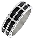 1/4 (6 mm) Sterling Silver Hand Made Band Ring