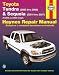 Haynes Toyota Tundra (2000 Thru 2006) & Sequoia (2000-2007) Automotive Repair Manual: All 2WD and 4WD Models (Hayne's Automotive Repair Manual)