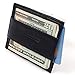 Alpine Swiss Men's Leather RFID Blocking Cash Strap Minimalist Wallet Money Clip