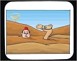 Decorated Mouse Pad with camel, man, head, desert, buried, sand, storm, Africa, Sahara, animal, dunes
