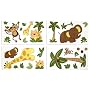 NoJo Jungle Babies Wall Decals