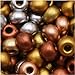 Czech Seed Beads 6/0 Supra Metallic Mixed (1 Ounce)