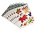 Color-Clings 9-Count Static Cling Window Decorations, Autumn Leaves, 6-Pack