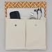iPad Case Designer Colors Organic Fabrics Handmade in USA Diamond w/ Ribbon Lattice Amber