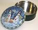 Gourmet Food : Scott's Cakes 2 1/2 lb. Christmas Ginger Snap Cookies in a Large Warm Wishes Tin
