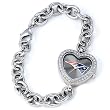 NFL Women's FH-NE Heart Collection New England Patriots Watch