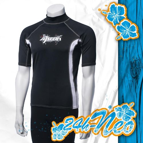 Ascan LYCRA Shirt Style black KURZARM Neu! UV-Schutz SURF KITE WAKE