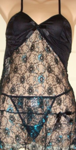 Shamah 2pc Lace Chemise